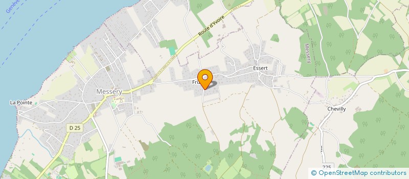 localisation de l'entreprise COMPAGNIE SAUDADE  ANNEMASSE