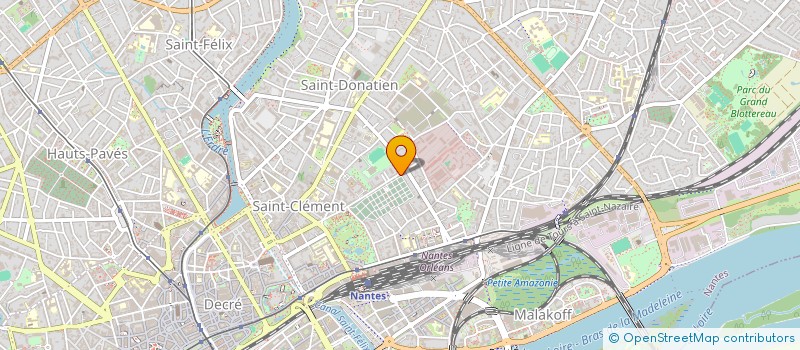 localisation de l'entreprise COMPAGNIE SAXIFRAGE  NANTES