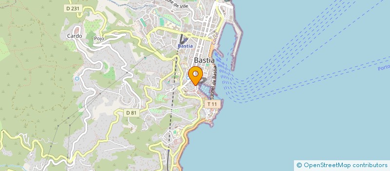 localisation de l'entreprise COMPAGNIE SCEN'O à BASTIA