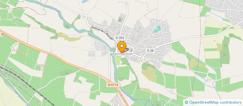 localisation de l'entreprise COMPAGNIE SCENE EN SOI  PENNAUTIER