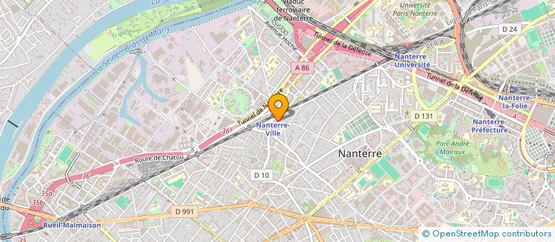 localisation de l'entreprise COMPAGNIE SCHMITT SALTIMBANQUE à NANTERRE