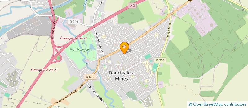 localisation de l'entreprise COMPAGNIE SEBASTIEN MALICET à DOUCHY-LES-MINES