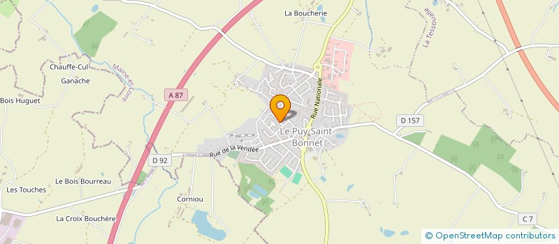 localisation de l'entreprise COMPAGNIE SEMEURS DE CULTURE à CHOLET