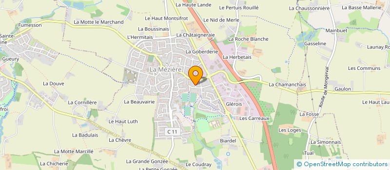 localisation de l'entreprise COMPAGNIE SIC CORPUS EST  MONTREUIL-LE-GAST