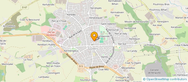 localisation de l'entreprise COMPAGNIE SINGE DIESEL  GUILERS