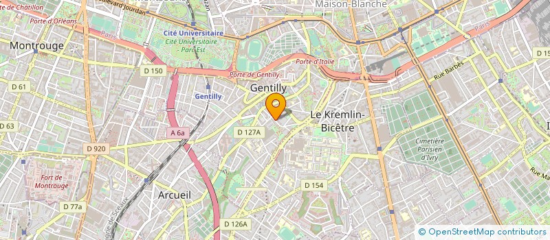 localisation de l'entreprise COMPAGNIE SIX PIEDS QUATRE MAINS à GENTILLY