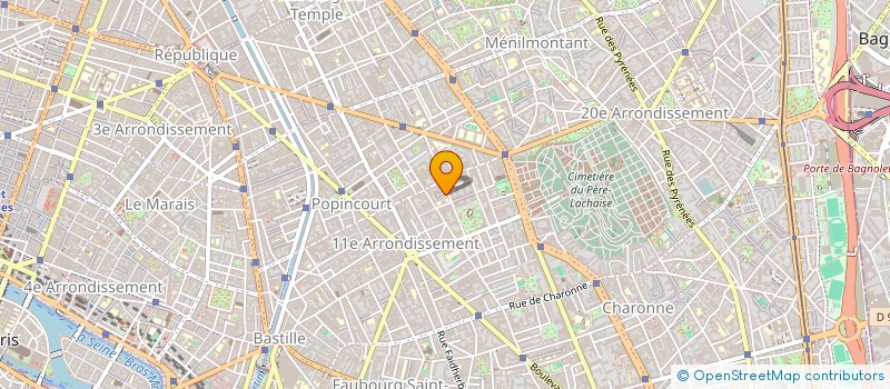 localisation de l'entreprise COMPAGNIE SIXIEME GAUCHE  PARIS