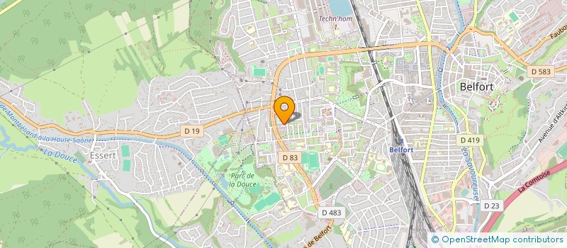 localisation de l'entreprise COMPAGNIE SJEL à BELFORT