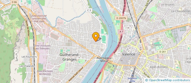 localisation de l'entreprise COMPAGNIE SKENE D'OR  GUILHERAND-GRANGES