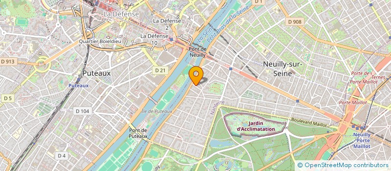 localisation de l'entreprise COMPAGNIE SOCIALE DE PROTECTION  NEUILLY-SUR-SEINE