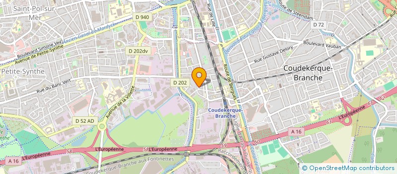 localisation de l'entreprise COMPAGNIE SOLASRTEINN  COUDEKERQUE-BRANCHE