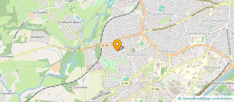 localisation de l'entreprise COMPAGNIE SOLI SOL SOLI à LIMOGES