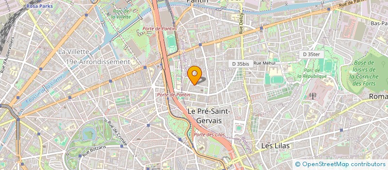 localisation de l'entreprise COMPAGNIE SOPLO à LE PRE-SAINT-GERVAIS