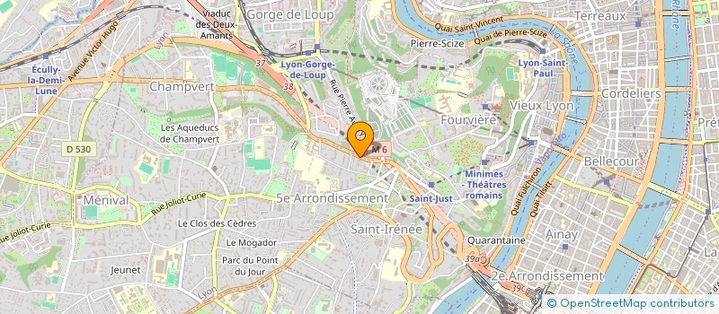 localisation de l'entreprise COMPAGNIE SORTIE DE ROUTE à LYON