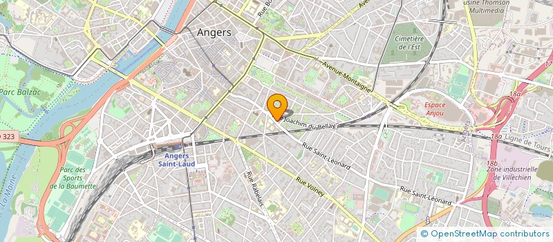 localisation de l'entreprise COMPAGNIE SORTIE DE SECOURS à ANGERS