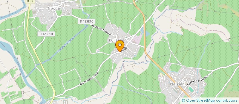 localisation de l'entreprise COMPAGNIE SOUS LA PLUME  PUILACHER