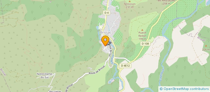 localisation de l'entreprise COMPAGNIE SPIRALE O VENT  BRISSAC