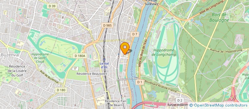 localisation de l'entreprise COMPAGNIE SQUARE à SAINT-CLOUD