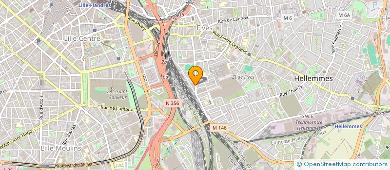 localisation de l'entreprise COMPAGNIE STUDIOS NORD à LILLE