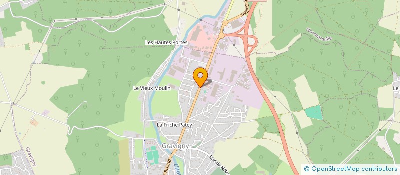 localisation de l'entreprise COMPAGNIE SUD EURE DE CONSTRUCTION à GRAVIGNY