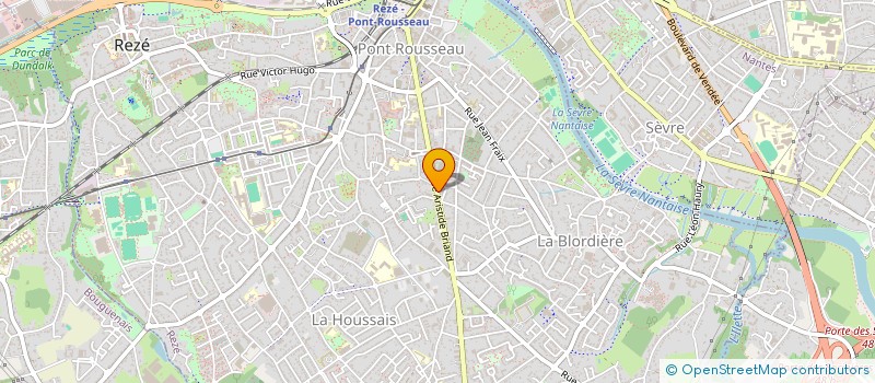 localisation de l'entreprise COMPAGNIE SUD LOIRE DE CONSTRUCTION à REZE
