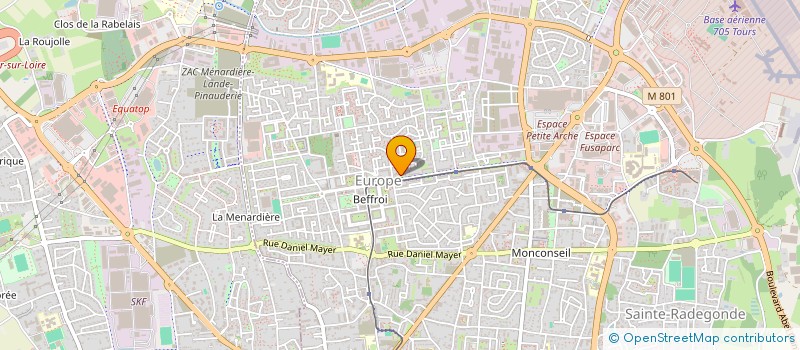 localisation de l'entreprise COMPAGNIE SUNA  TOURS