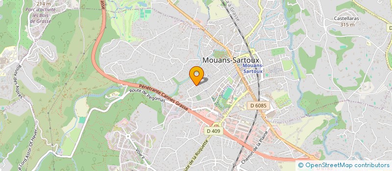 localisation de l'entreprise COMPAGNIE SUPERQUALIFRAGILISTIC  MOUANS-SARTOUX