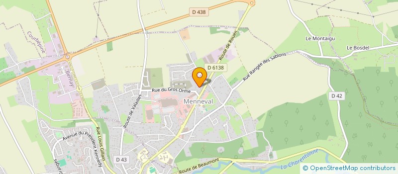 localisation de l'entreprise COMPAGNIE SUPERTROUPER  MENNEVAL