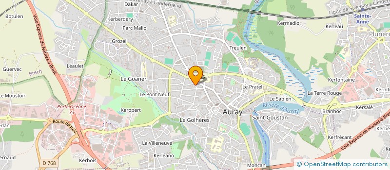 localisation de l'entreprise COMPAGNIE SUR LA ROUTE à AURAY