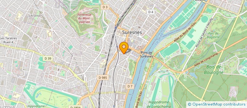 localisation de l'entreprise COMPAGNIE SURESNES LONGCHAMP à SURESNES