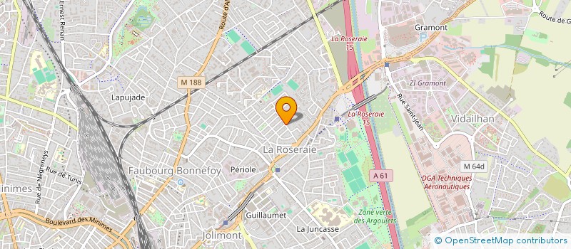 localisation de l'entreprise COMPAGNIE SYMBIOSE à TOULOUSE