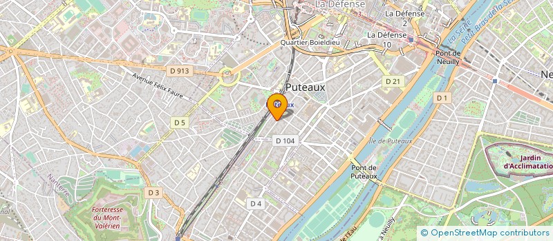 localisation de l'entreprise COMPAGNIE SYNANTO THEATRE  PUTEAUX