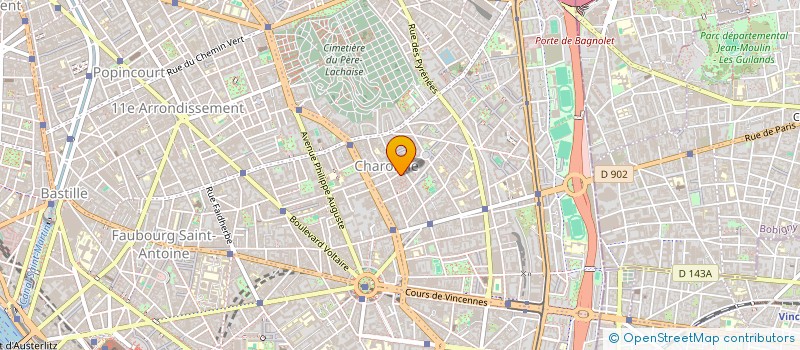 localisation de l'entreprise COMPAGNIE TAMERANTONG  PARIS