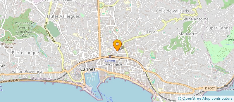localisation de l'entreprise COMPAGNIE TAN DAIM à CANNES