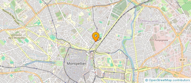 localisation de l'entreprise COMPAGNIE TAPETUM LUCIDUM à MONTPELLIER