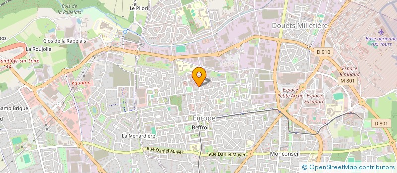 localisation de l'entreprise COMPAGNIE TAPROBANE  TOURS