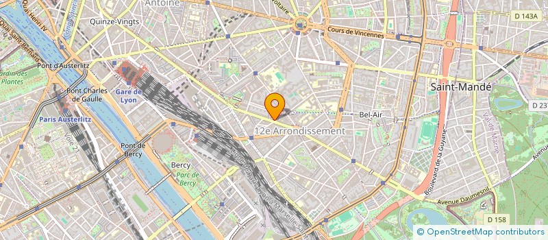 localisation de l'entreprise COMPAGNIE TEMPO/THEATRE  PARIS