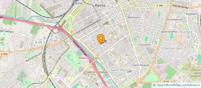 localisation de l'entreprise COMPAGNIE TENDRE EST LA NUIT  REIMS