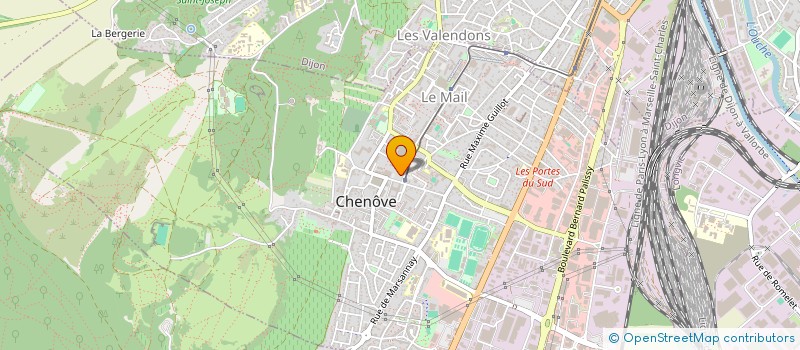 localisation de l'entreprise COMPAGNIE TETE A L'ENVERS  CHENOVE