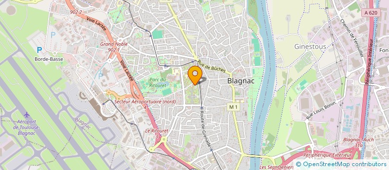 localisation de l'entreprise COMPAGNIE TETE EN L AIR à BLAGNAC