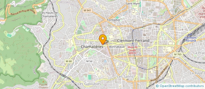 localisation de l'entreprise COMPAGNIE TETENPOIX à CHAMALIERES