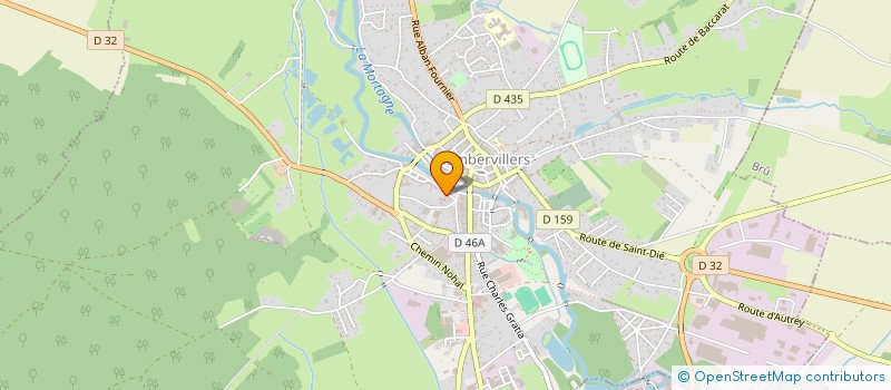 localisation de l'entreprise COMPAGNIE TEXTILE DE L EST  RAMBERVILLERS