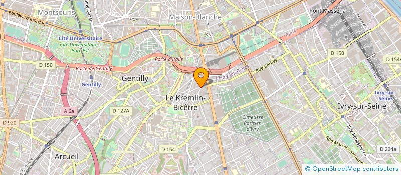 localisation de l'entreprise COMPAGNIE THE SINGING MICE à LE KREMLIN-BICETRE