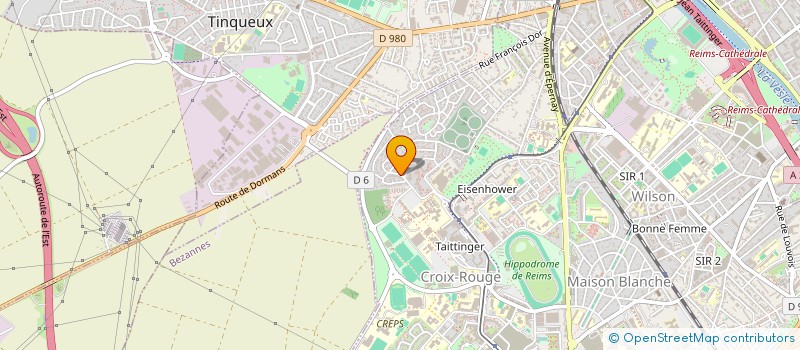 localisation de l'entreprise COMPAGNIE THE WOLF UNDER THE MOON  REIMS