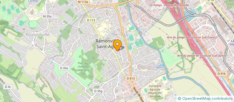 localisation de l'entreprise COMPAGNIE THEART'AMPION  RAMONVILLE-SAINT-AGNE