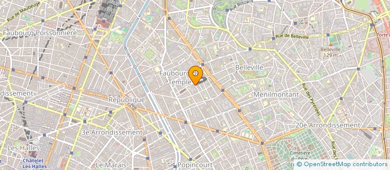 localisation de l'entreprise COMPAGNIE THEATRALE BROCELIANDE  PARIS