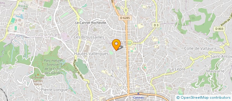 localisation de l'entreprise COMPAGNIE THEATRALE DU GANTELET  CANNES