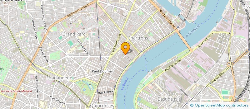 localisation de l'entreprise COMPAGNIE THEATRALE DU MIRAIL  BORDEAUX