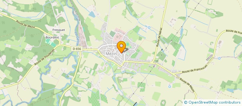 localisation de l'entreprise COMPAGNIE THEATRALE EMPORTE PIECE  MEZIN