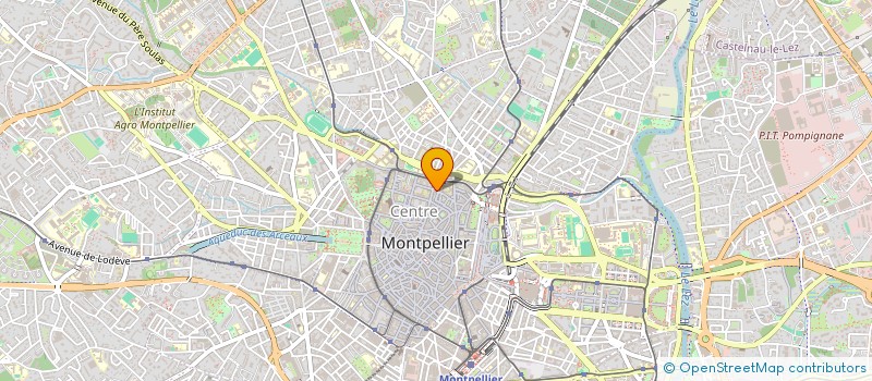 localisation de l'entreprise COMPAGNIE THEATRALE FRANCOPHONE à MONTPELLIER